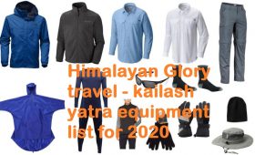 Packing list for Kailash Mansarovar Yatra